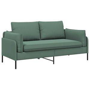 vidaXL 2-sits soffa Havgr&ouml;n 188 x 81 x 89 cm Sammet
