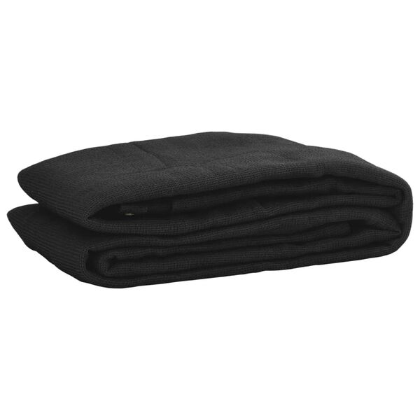 vidaXL Lastn&auml;t HDPE 2x3 m svart