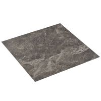 vidaXL Självhäftande PVC-golvplankor 5,11 m² svart marmor