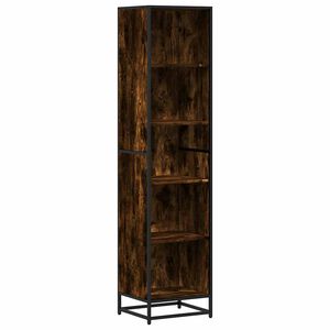 vidaXL Bokhylla r&ouml;kf&auml;rgad ek 40x35x170,5 cm konstruerat tr&auml;