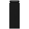 vidaXL Konsolbord Svart Ek 80 x 30 x 80 cm Konstruerat tr&auml;