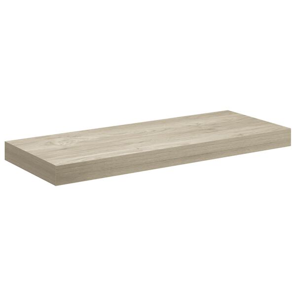 vidaXL Sv&auml;vande v&auml;gghylla ek 60x23,5x3,8 cm MDF