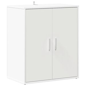 vidaXL Skosk&aring;p vit 60x35x70 cm konstruerat tr&auml;