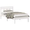 vidaXL S&auml;ngram Vit 80 x 200 cm Massiv furu