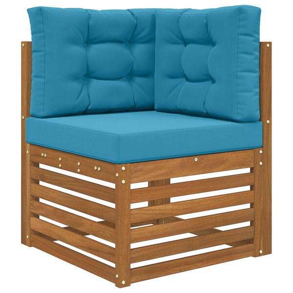 vidaXL Utomhus Soffa Kudde 3 pcs Kungsbl&aring; Polyester