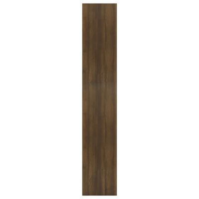 vidaXL Bokhylla/Rumsavdelare brun ek 80x30x166 cm konstruerat trä