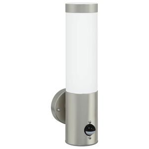 vidaXL Utomhus v&auml;gglampa Silver 12 x 8,5 x 29 cm.