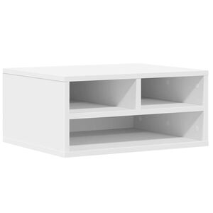 vidaXL Skrivarst&auml;ll vit 49x40x22,5 cm konstruerat tr&auml;