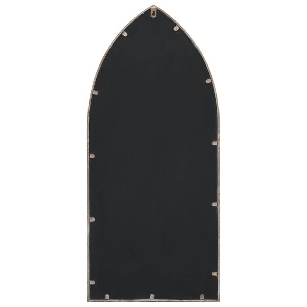 vidaXL Spegel sandf&auml;rgad 100x45 cm j&auml;rn f&ouml;r inomhusbruk