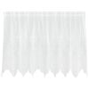 vidaXL Spetsgardin Vit 80 x 200 cm Polyester