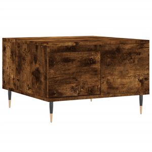 vidaXL Soffbord r&ouml;kf&auml;rgad ek 55x55x36,5 cm konstruerat tr&auml;
