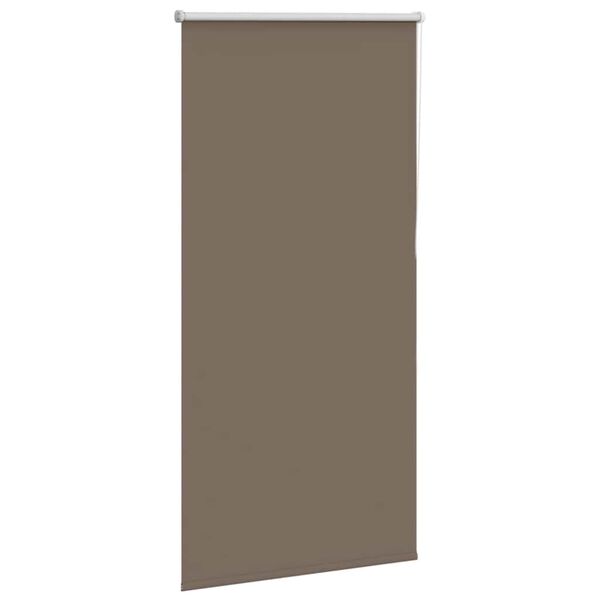 vidaXL M&ouml;rkl&auml;ggningsgardin kaffe 65x175 cm tyg bredd 60,7 cm polyester