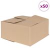 vidaXL Vikbar l&aring;da 50 pcs Naturf&auml;rg 30 x 30 x 15 cm Kartong