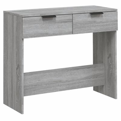 vidaXL Avlastningsbord grå sonoma 90x36x75 cm konstruerat trä