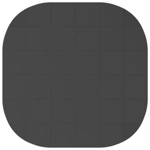 vidaXL Pool grundmatta 36 st &Oslash; 350 cm Rund EVA-skum Svart