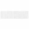 vidaXL Spetsgardin Vit 80 x 600 cm Polyester