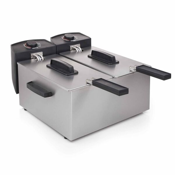 Princess Dubbel fritös 6 L 3600 W silver 183123