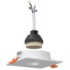 vidaXL Spotlight 24 pcs Vit 9 x 9 x 2 cm Aluminium