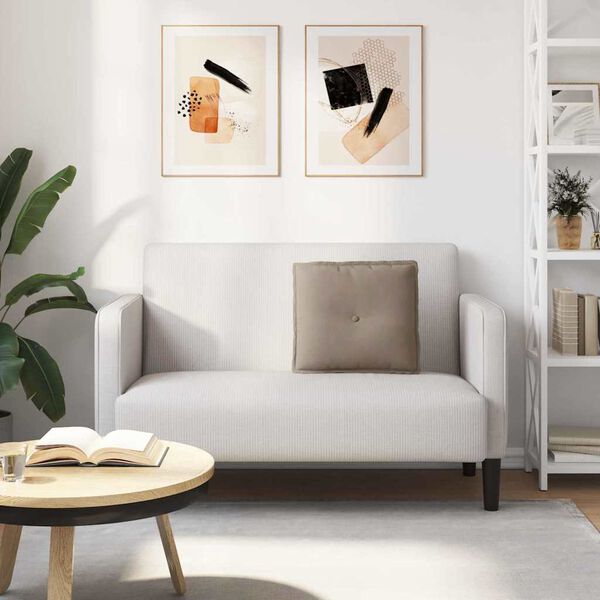 vidaXL Ryggkudde Taupe 50 x 45 cm Mikrofiber Tyg