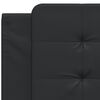 vidaXL Headboard Cushion "Zadar" Black 100 cm Faux Leather
