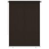 vidaXL Rullgardin utomhus 165 (B) x 230 (H) cm brun HDPE