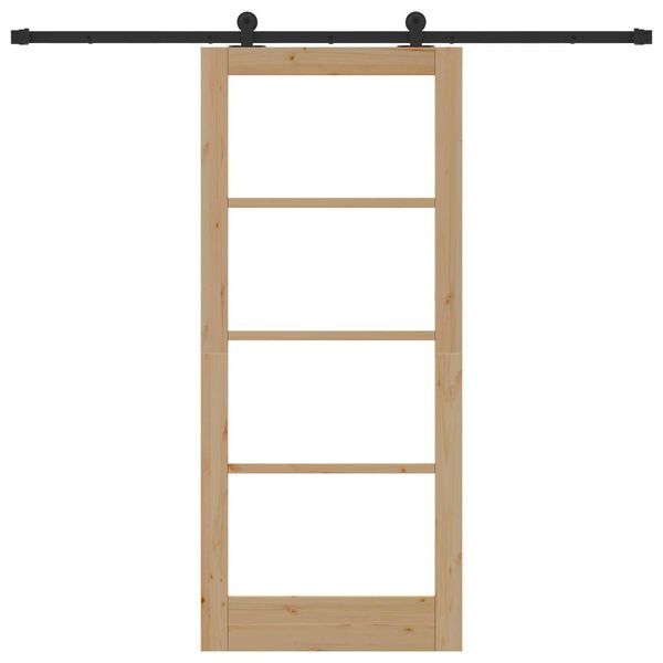 vidaXL Skjutd&ouml;rr ORKDAL Naturf&auml;rg 86 x 198,5 cm