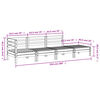 vidaXL Tr&auml;dg&aring;rdssoffa 4-sits impregnerad furu