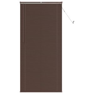 vidaXL Persienn Justerbar M&ouml;rkbrun med M&ouml;nster 213 x 90 cm PVC