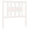 vidaXL S&auml;nggavel vit 96x4x100 cm massiv furu