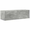 vidaXL TV V&auml;gghylla 98 x 31 x 29,5 cm Betonggr&aring; Konstruerat tr&auml;