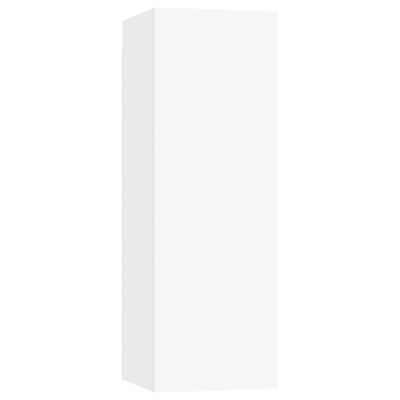 vidaXL TV-skåp 4 st vit 30,5x30x90 cm konstruerat trä