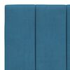 vidaXL Bed with Mattress "Hanko" Blue 100x200 cm Velvet