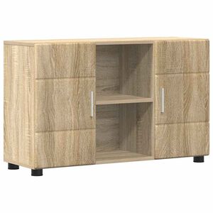 vidaXL Sideboard med hylla FLORIN Sonoma-ek 88,5 x 30,5 x 55,5 cm
