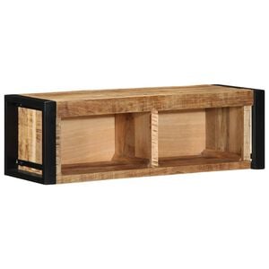 vidaXL Tv-b&auml;nk 80x30x25 cm massivt grovt mangotr&auml;