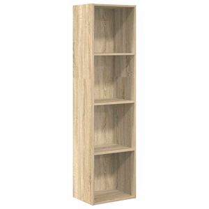 vidaXL Bokhylla sonoma-ek 40x30x152 cm konstruerat tr&auml;