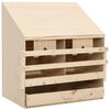 vidaXL V&auml;rprede 2 fack 63x40x65 cm massiv furu