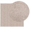 vidaXL Ryamatta PAMPLONA l&aring;ng lugg modern beige 160x160 cm