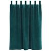 vidaXL M&ouml;rkl&auml;ggningsgardiner 2 pcs M&ouml;rkgr&ouml;n 140 x 140 cm Sammet