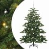 vidaXL Plast Hingad Julgran Gr&ouml;n 150 cm PVC och st&aring;l
