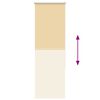 vidaXL Rullgardin m&ouml;rkl&auml;ggningsbar beige 40x150 cm tyg bredd 35,7 cm