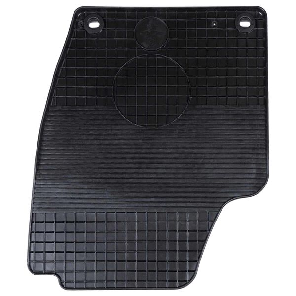 vidaXL Bilmatta 4 pcs Svart passar f&ouml;r VW POLO 10 / 01-09 NS Gummi