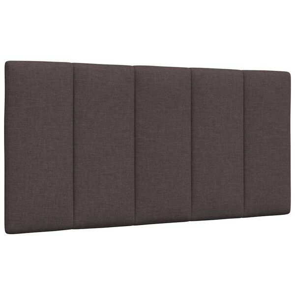 vidaXL Headboard Cushion "Hanko" Dark Brown 100 cm Fabric