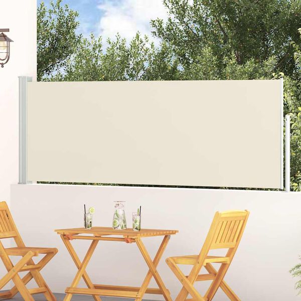 vidaXL Inf&auml;llbar sidomarkis 100x300 cm gr&auml;ddvit