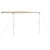 vidaXL Husvagnsmarkis 3x3x2,15 m beige