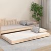 vidaXL S&auml;ngram utan madrass 90x200 cm massiv furu