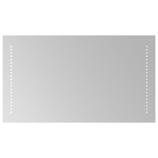 vidaXL Badrumsspegel LED 40x70 cm