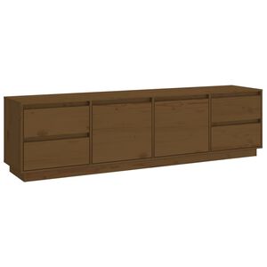 vidaXL Tv-b&auml;nk honungsbrun 176x37x47,5 cm massiv furu