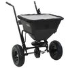 vidaXL Saltspridare manuell PVC och st&aring;l 106x73x76 cm 45 L