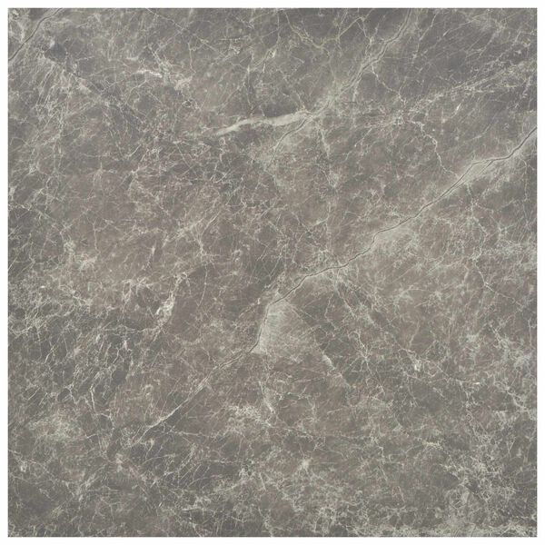 vidaXL Golvplankor 55 pcs Svart 5,11 m&sup2; PVC