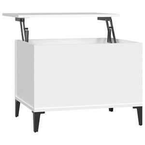 vidaXL Soffbord vit 60x44,5x45 cm konstruerat tr&auml;